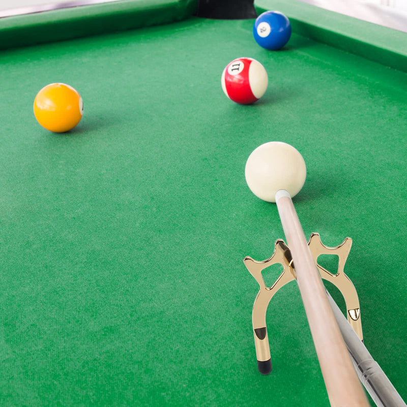 [Australia - AusPower] - Coolrunner Retractable Billiards Cue Stick Bridge Retractable Pool Cue Stick Billiards Pool Cue Accessory Retractable Pool Stick with Removable Bridge Head (High Fork Head) 