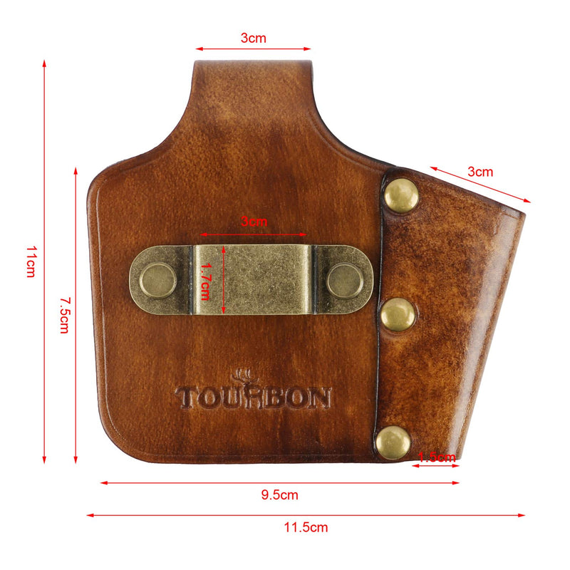 [Australia - AusPower] - Tourbon Leather Tape Measure Holster Belt Tool Loop 
