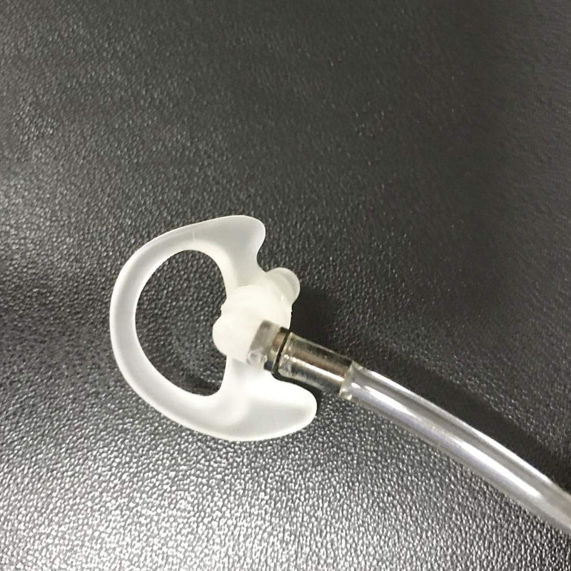 [Australia - AusPower] - Earmold Earbud for Two-Way Radio Air Acoustic Coil Tube Audio Kits (2 Pairs,Medium) Medium 
