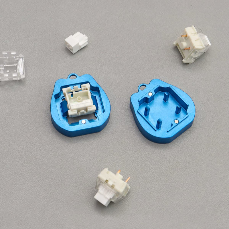 [Australia - AusPower] - Switch Opener Blue Lucky Cat Gold Aluminum for Kailh Gateron Cherry MX Switches Mechanical Keyboard Custom Opening Tool with Metal Magnet 