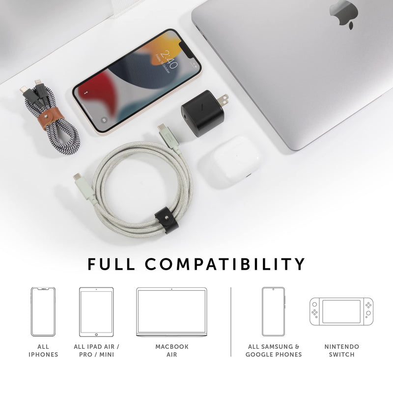 [Australia - AusPower] - Native Union Fast GaN Charger PD 30W – Ultra-Compact Power Delivery Enabled USB-C Charger Up to 30W – for MacBook Air, iPads, iPhones & More US 