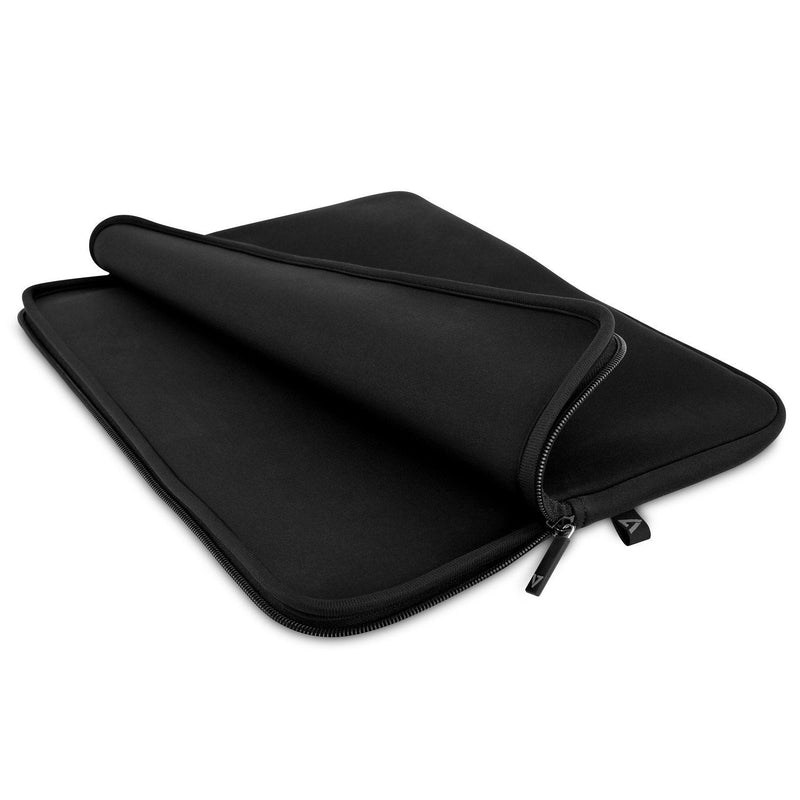[Australia - AusPower] - V7 12" Water-Resistant Neoprene Laptop Sleeve for Surface, Surface 2, Surface 3, Surface Pro 4, 12 in Chromebook, 11.6 in MacBook Air, 12 in MacBook - CSE12-BLK-3N Neoprene Sleeve 12" 