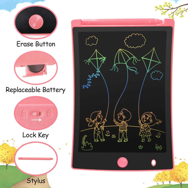 [Australia - AusPower] - ORSEN LCD Writing Tablet, Colorful Doodle Board Drawing Pad for Kids, Drawing Board Writing Board Drawing Tablet, Educational Christmas Boys Toys Gifts for 2 3 4 5 6 Year Old Boys, Girls 