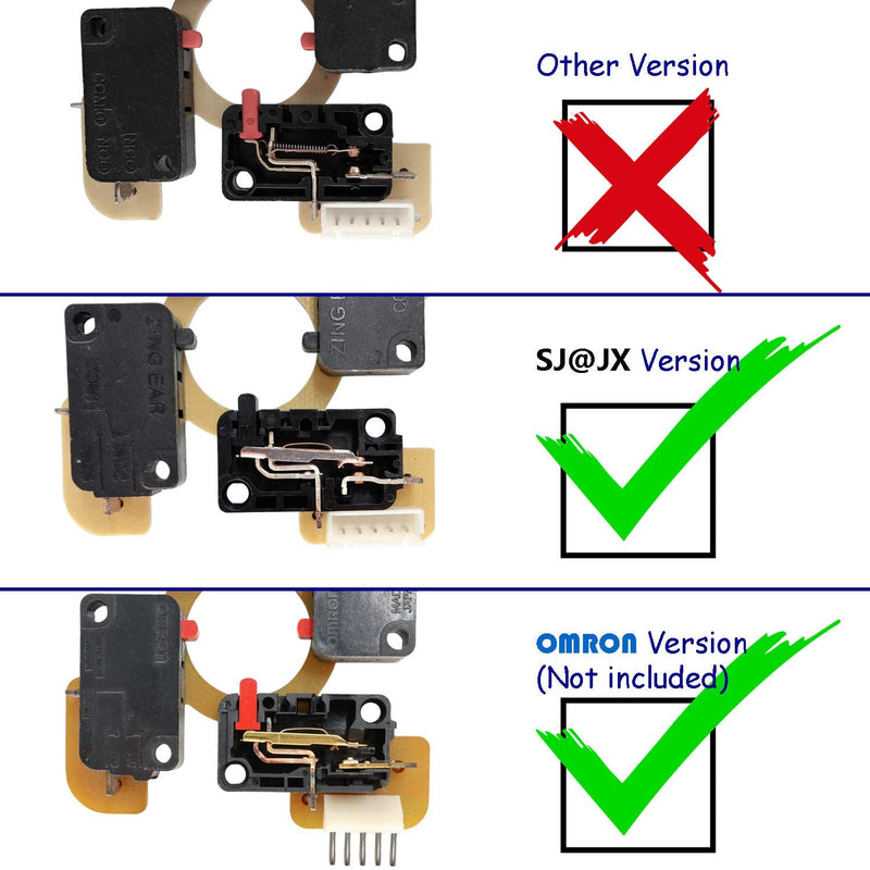 [Australia - AusPower] - SJ@JX Arcade LED Joystick SANWA Style Fight Game Joystick LED Stick Retro Joy Circular Octagonal Limiter for Retro Pie Raspberry Pi MAME JAMMA White0 