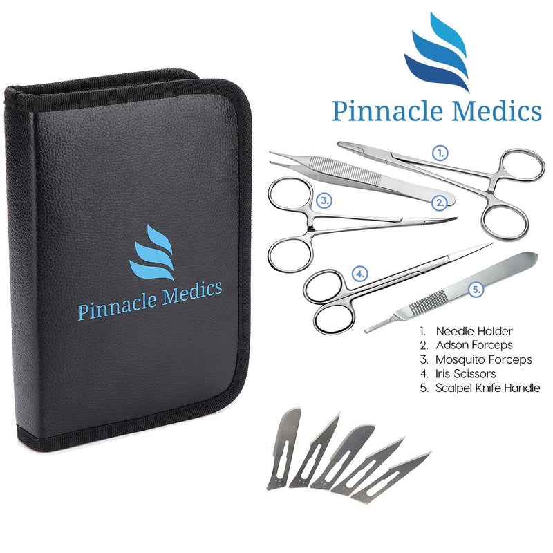 [Australia - AusPower] - Suture Kit | Suture Practice Kit for Medical Students | 24 Mixed Sutures Thread with Needle and Suture Tool kit | for Medical, Nursing, and Vet Student Suture Training | Step by Step HD Video Tutorial 