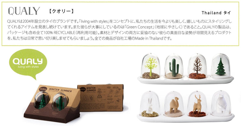 [Australia - AusPower] - QUALY Winter Summer Salt & Pepper Shaker Set 