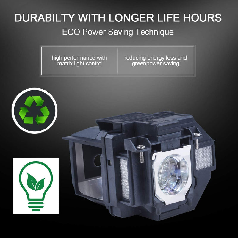 [Australia - AusPower] - for ELPLP96 V13H010L96 EPSON Vs350 Vs355 Home Cinema 2100 Home Cinema 2150 1060 660 760hd VS250 VS350 VS355 EX9210 Compatible Projector lamp with Housing by SW-LAMP 