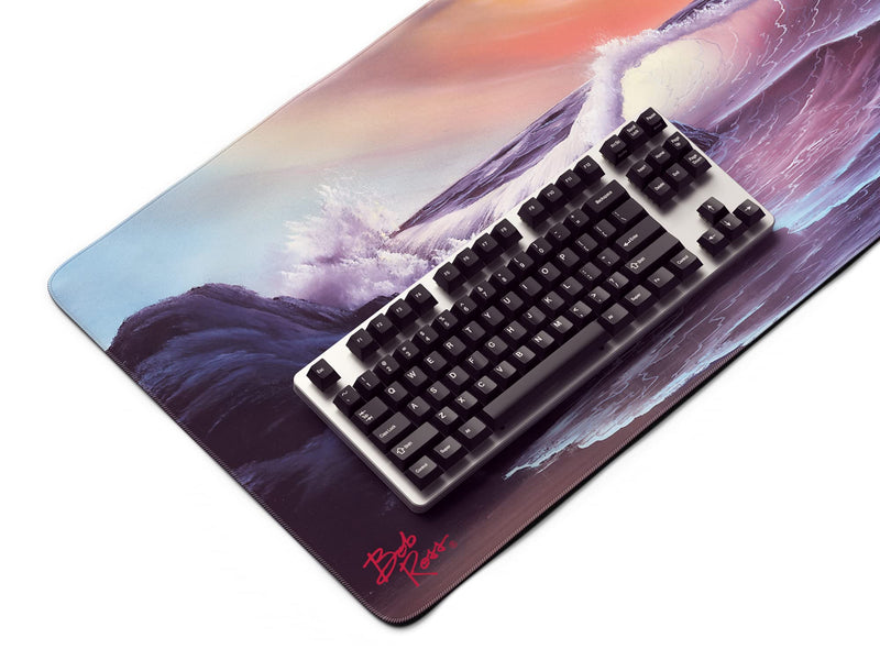 [Australia - AusPower] - Bob Ross TV Series Scenic XXL Extended Gaming Mouse Pad for Computer, Office, Keyboard and Laptop, Large Desk Mat, Large Mouse Pad 35.4"x 15.7" x 0.12" - Stormy Seas - S17 E04 
