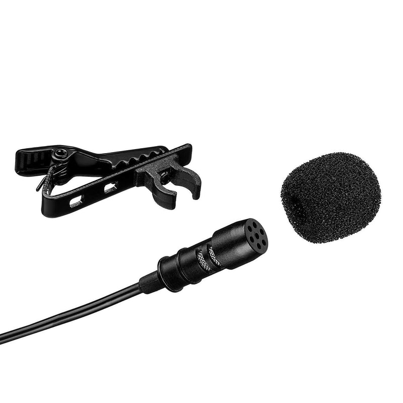 [Australia - AusPower] - 12Pcs Lavalier Microphone Clip Metal Tie Clips with 12Pcs Foam Windscreen Cover, Lapel Microphone Replacement Kit 