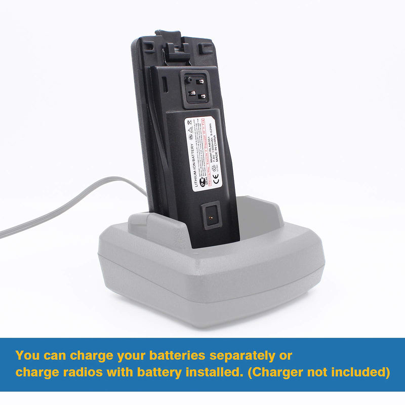 [Australia - AusPower] - RLN6351 RLN6308 RLN6305 1800mAh Li-ion Battery for Motorola CP110 RDU2020 RDU4100 RDU4160D RDV2020 with 1 Pcs Belt Clip 