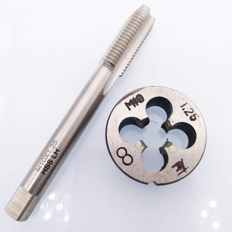 [Australia - AusPower] - HSS M10 x 1.25mm Tap and M10 x 1.25mm Die Metric Thread Left Hand 