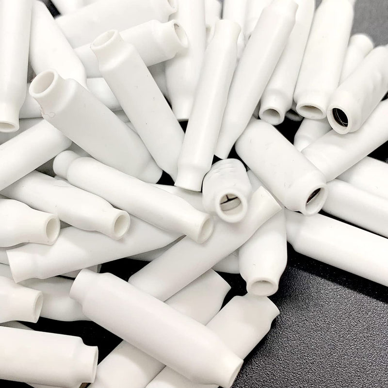 [Australia - AusPower] - Wire B Connector Filled Wet B Wire Gel Telephone Alarm Wire Crimp Beanies Splices for Low Voltage, Wet Blue + Dry White (300 PCS + 300P CS) (300 PCS + 300P CS) 