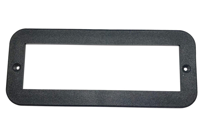 [Australia - AusPower] - Generic Kioti Radio Mounting Plate for Mounting Single Din Stereo Radio Mount Black Trim Bezel 