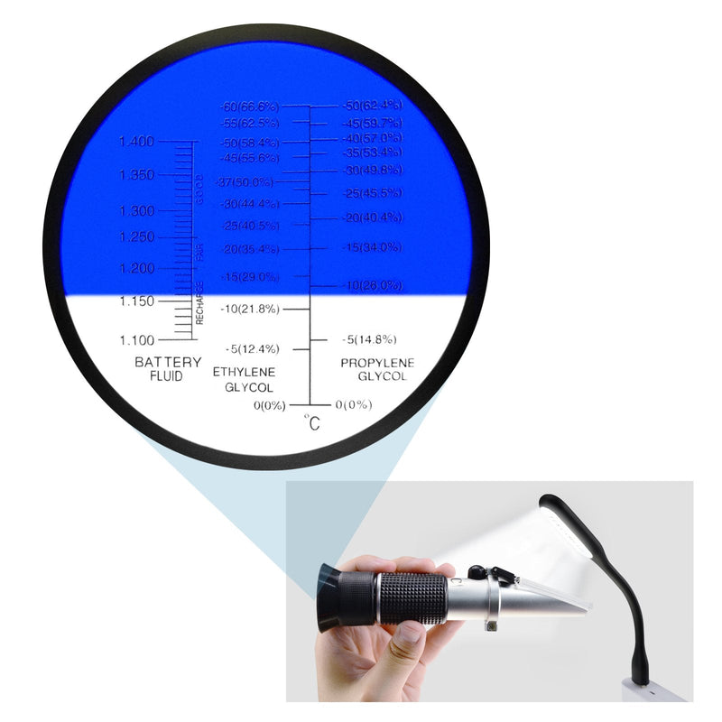 [Australia - AusPower] - Brix Refractometer Range 0-10% Brix Testing synthetic machining Coolants, maple sap, Cutting Liquid, CNC, For maple syrup makers, low-concentrated sugar solutions, Tea, ATC +LED light & pipettes 
