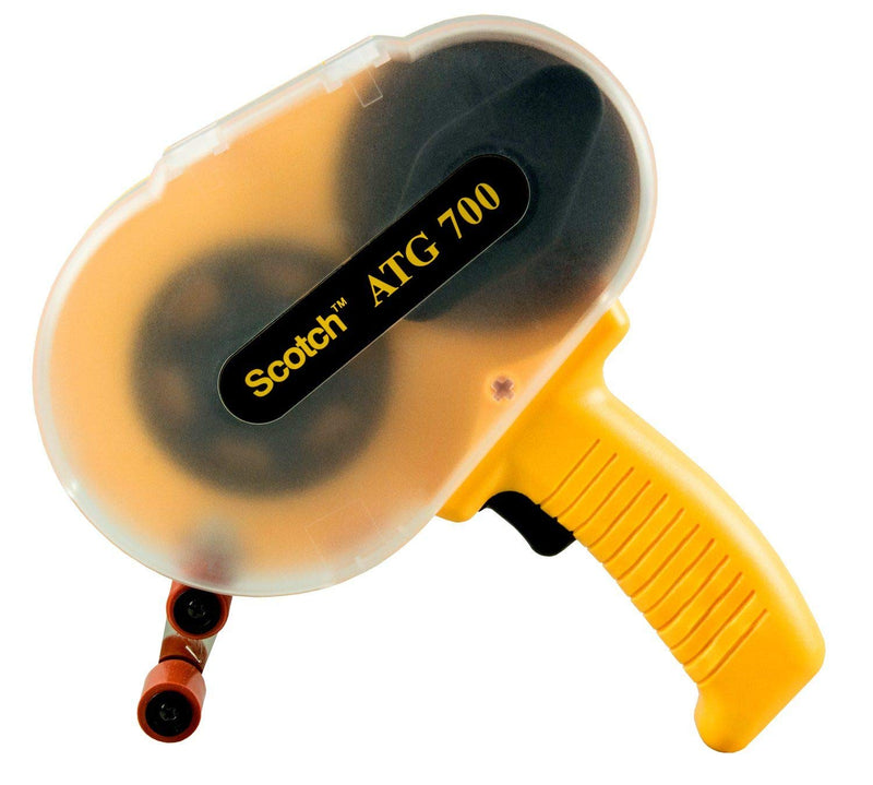 [Australia - AusPower] - 3M Scotch ATG 700 Adhesive Applicator, 1/2 in and 3/4 in wide rolls, Yellow 