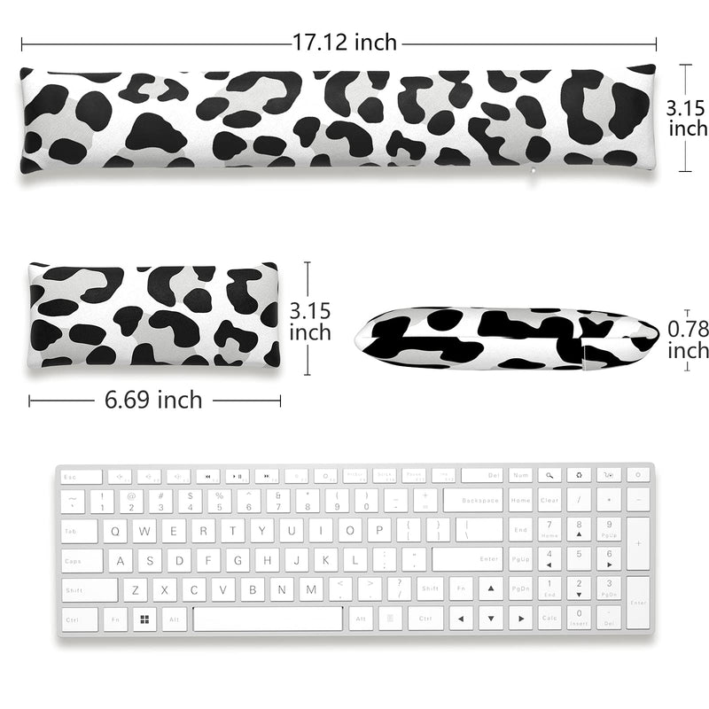 [Australia - AusPower] - Atufsuat Bean Bag Wrist Rest, Ergonomic Wrist Support for Keyboard and Mouse, Beaded Cushion for Wrist Arm Hand Elbow Support, Computer Laptop Accessories, Office Desk Decor for Women, Spots 