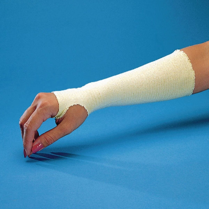 [Australia - AusPower] - Rolyan - 73610 Economy Cotton Stockinette, Comfortable and Durable PreWrap for Pre-Splinting or Casting Fabrication, Tubular Arm Stocking with Sweat Wicking and Perspiration Technology, 3" X 25 Yards Comfort 