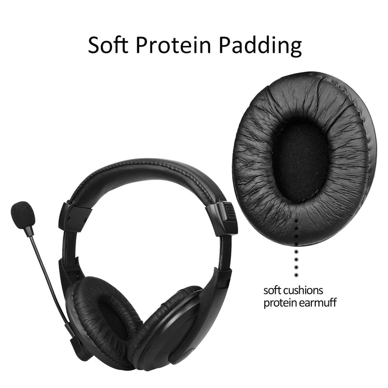 [Australia - AusPower] - Retevis Walkie Talkie Earpiece Boom Mic 2 Pin Overhead Headphone with VOX PTT Headset Microphone for Baofeng UV-5R BF-888S Retevis H-777 RT22 RT21 Two Way Radio (1 Pack) 