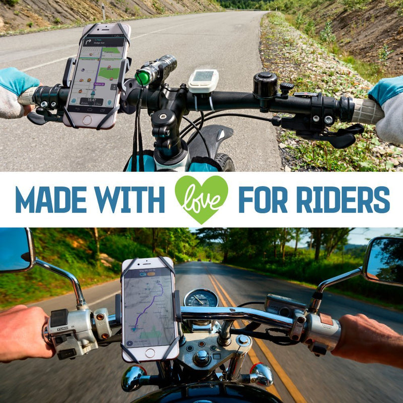 [Australia - AusPower] - Metal Bike & Motorcycle Phone Mount - The Only Unbreakable Handlebar Holder for iPhone, Samsung or Any Other Smartphone. +100 to Safeness & Comfort 
