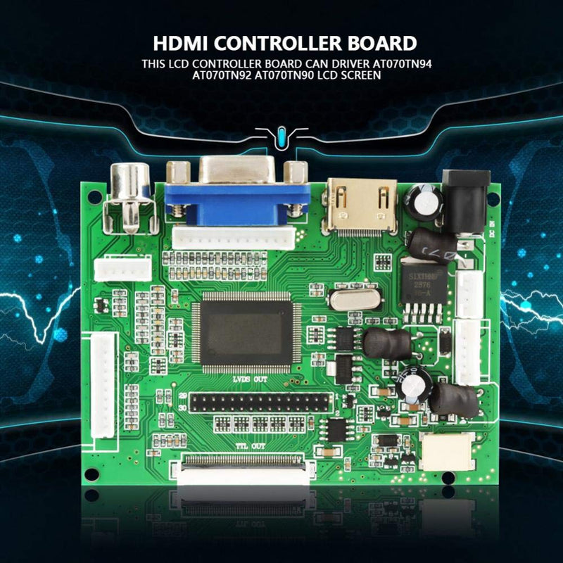[Australia - AusPower] - 50Pin HDMI Controller Board HDMI+VGA+AV LCD Controller Board AT070TN92 AT070TN90 AT070TN94 800480 for LCD Screen 