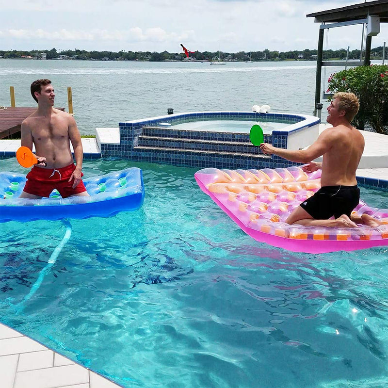 [Australia - AusPower] - Jazzminton Lite – Indoor & Outdoor Game for Family and Friends – 2 Paddles, 2 Birdies, 1 Ball - All Season Paddle Game for Kids and Adults – Take Your Kids Outside for Some Active Fun 
