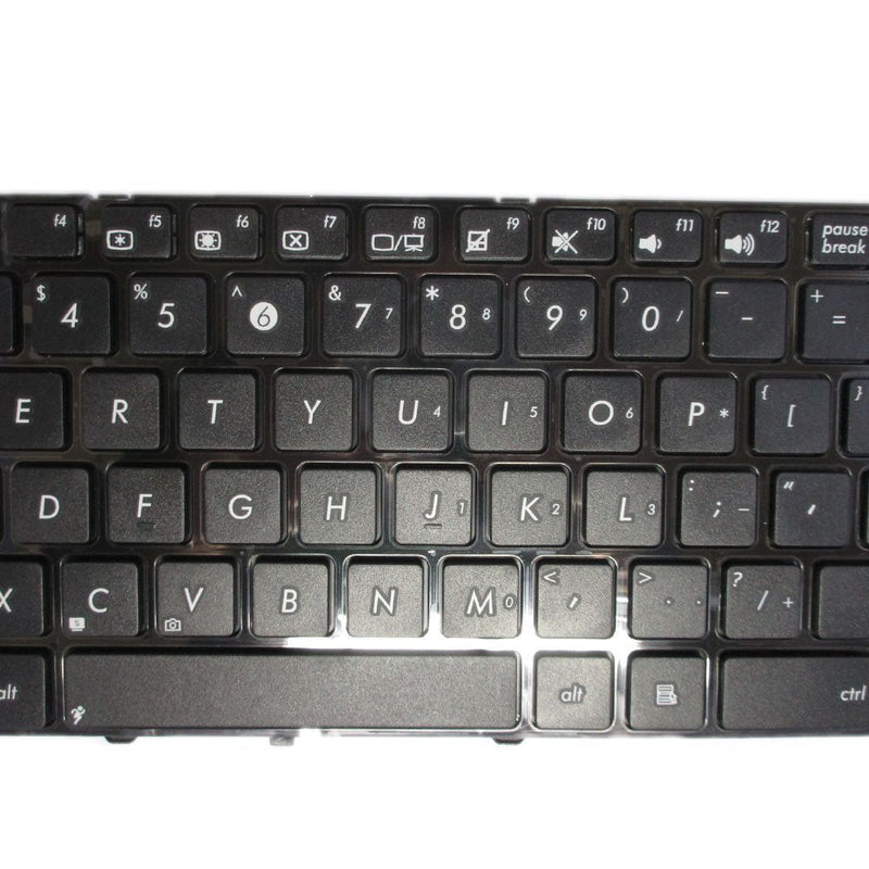 [Australia - AusPower] - SUNMALL Keyboard Replacement with Frame for ASUS K50 X5DI K50AB K70 X5IC X5DC X66IC K50IN K70IN K50IE K50E K51 K60 K50X K50A K50AB K50IJ K50ID K50IN K61 K62 K71 K72 X66IC X5D Laptop US Black 