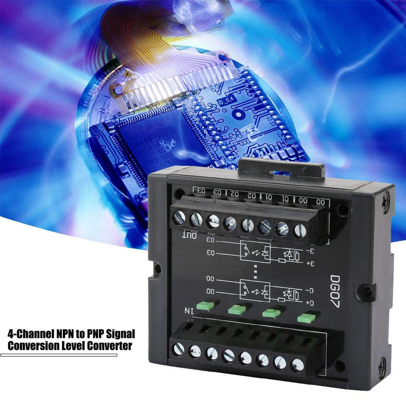 [Australia - AusPower] - NPN to PNP Level Converter, Keenso 4-Channel Signal Conversion Level Converter Wide Voltage 10-28V 