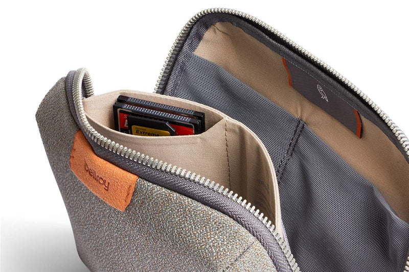 [Australia - AusPower] - Bellroy Tech Kit Compact (Tech Accessories Organizer, Zipper Pouch) - Limestone 