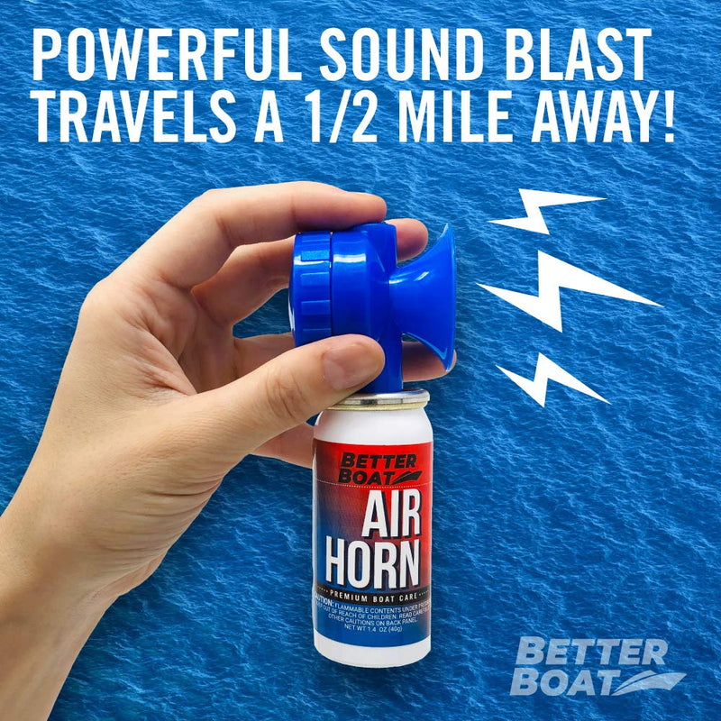 [Australia - AusPower] - Air Horn for Boating Safety Canned Boat Accessories | Marine Grade Airhorn Can and Blow Horn or Compressed Horn Refills 