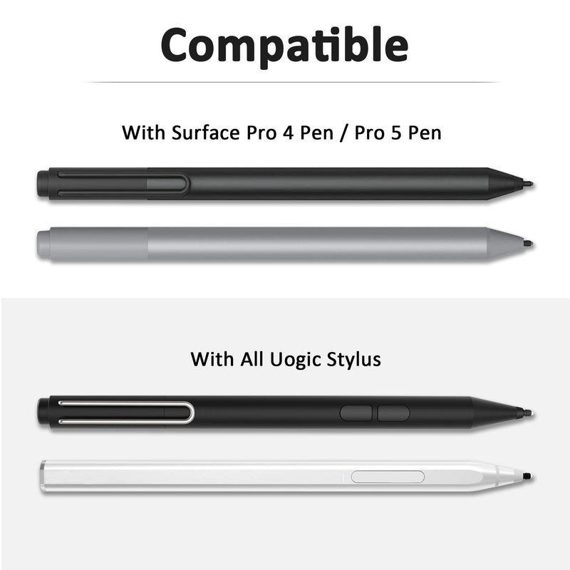 [Australia - AusPower] - Uogic Surface Pen Tips 4PCS Replacement Kit (HB/HB/2H/H) for Microsoft Surface Pro 5 Pen Tips(2017), Surface Pro 4 Pen Tips 