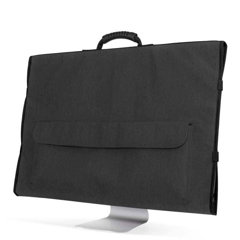 [Australia - AusPower] - CURMIO Travel Carrying Bag Compatible with Apple 27" iMac Desktop Computer, Protective Storage Case Monitor Dust Cover Compatible with 27" iMac Screen and Accessories, Black, Patent Design 