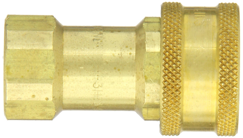 [Australia - AusPower] - Dixon Valve 3HF3-B Brass ISO-B Interchange Hydraulic Fitting, Coupler, 3/8" Coupling x 3/8" - 18 NPTF Female Thread 