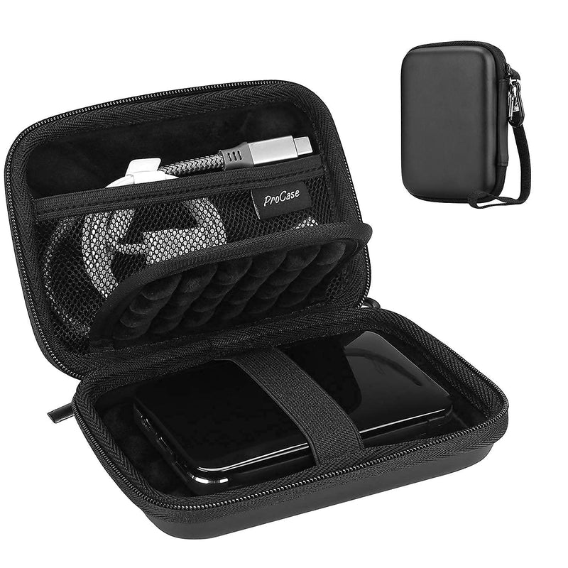 [Australia - AusPower] - ProCase Portable Hard Drive Case Bundle with ProCase Samsung T7/ T7 Touch Portable SSD Hard Carrying Case and 2 Cable Ties 
