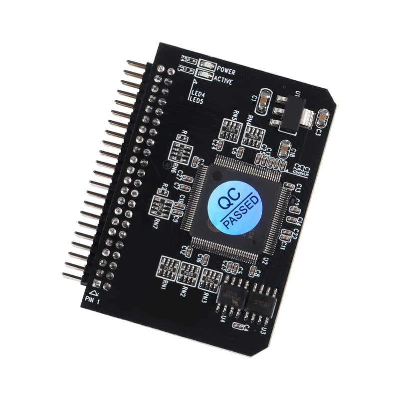 [Australia - AusPower] - AITIAO 2Pcs SD Card to 2.5 Inch IDE Adapter SD SDHC SDXC MMC Memory Card Converter TF Memory Card to IDE 44Pin Male Adapter to Laptop HDD for DOS/Linux/Windows 98SE, Me, 2000, XP and for Vista. 