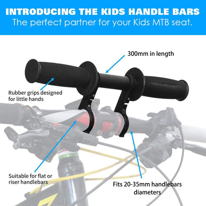 [Australia - AusPower] - Bike Bicycle MTB Kids Handlebars Extender Extension,11.8"(30 cm) Aluminum Alloy Bike Bracket Accessories,Child Seat Handlebar Accessory,for Bike Mounts,Bicycle Extender Bars,Fit 20-32mm Bars Caliber 