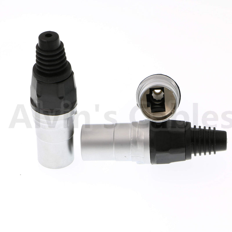 [Australia - AusPower] - Alvin's Cables 3 PCS RJ45 Waterproof Connector Plug IP65 Ethernet Panel Mount RJ45 Connector plugs Sliver&black 