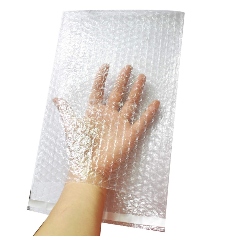[Australia - AusPower] - 50Pack 8x11 INCH Bubble Out Bags Self-Seal Bubble Pouches for Moving, Shipping, and Storage, Wrap Cushioning Packaging Bag Double-Side Premium Sealing Bubble Out Pouch 