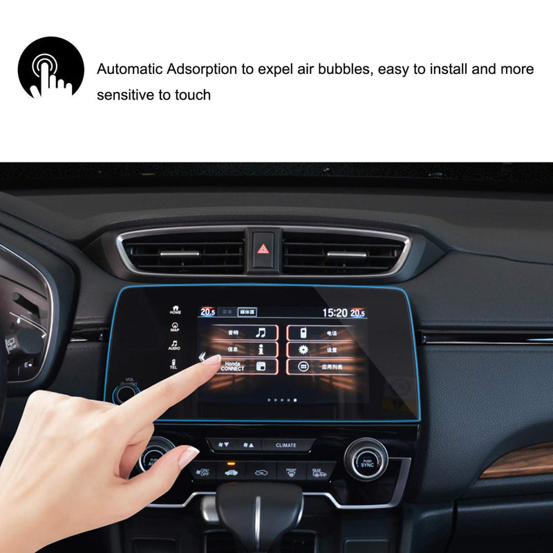 [Australia - AusPower] - 2017-2022 CRV EX EX-L Touring 7 Inch Car Navigation Screen Protector, HiMoliwa Scratch-Resistant Ultra HD in-Dash Clear Tempered Glass Screen 9H Hardness 0.33mm 