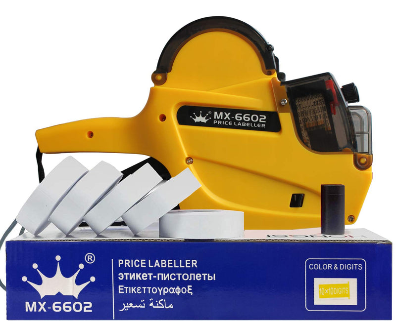 HC Kenshin MX6602 Price Gun, 2 Line 20 Bit Price Label Gun,with 2500