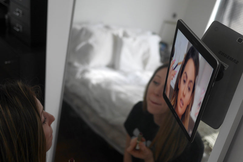 [Australia - AusPower] - ClutchIt The Original Dual Magnetic Movable Phone Holder and Tablet Mount (Rose Gold) Rose Gold 