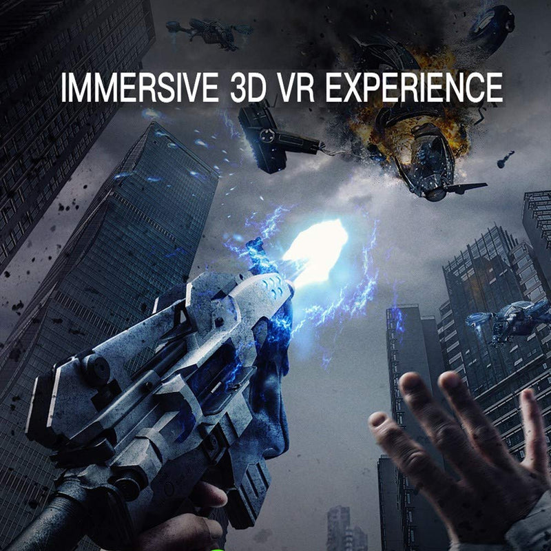 [Australia - AusPower] - VR SHINECON VR Headset Virtual Reality 3D Glasses Headset Helmets VR Goggles for TV, Movies,Phone Education& Video Games Compatible iOS, Android &Support 4.7-7.2inches 