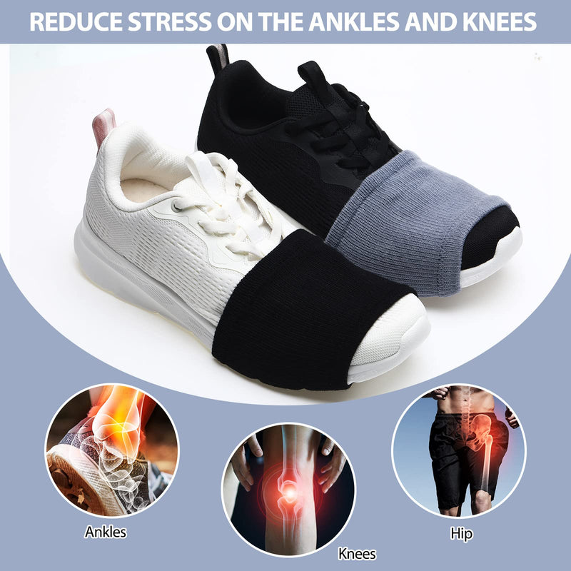 [Australia - AusPower] - Haysandy 8 Pairs Socks for Dancing on Smooth Floors Dance Socks Over Sneakers Dance Socks for Dancers Dance Shoe Covers for Women 