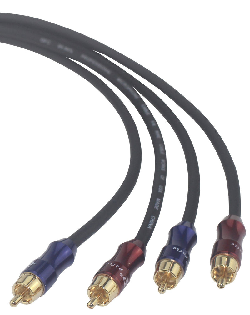 [Australia - AusPower] - [Wv-rcato2/rcakite-05] RCA Stereo Plug Male to Dual RCA Stereo Plug Male 1 Input 2 Output Stereo Audio Splitter Cable/Gold Plated Plug / 4n OFC Pure Copper Wire - 1.5ft (50cm) 