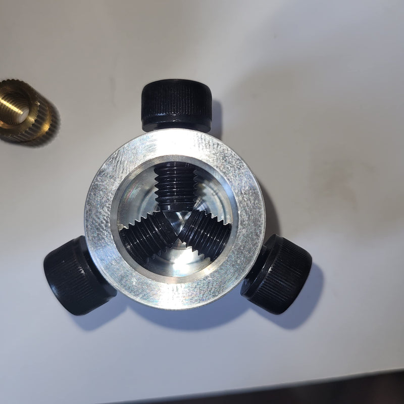 [Australia - AusPower] - The Ultimate Handwheel for 3/4 In or Less Shaft - OD. 4" with 2 Type Set Screw and Revolving Knob Handle Included Can be Used Every Machinery Parts Such as Table Saw, Milling, Lathe, Vise, Machines. 