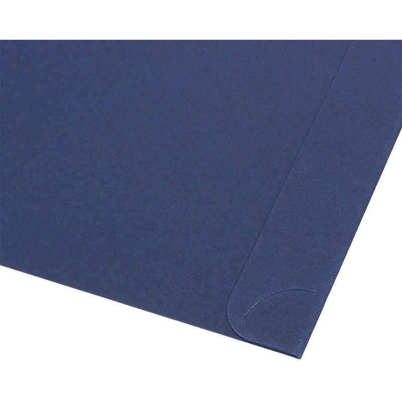 [Australia - AusPower] - 12-Pack Certificate Holder - Diploma Cover, Document Cover for Letter-Sized Award Certificates, Navy Blue, Silver Foil, 11.2 x 8.8 Inches 
