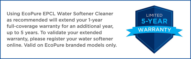 [Australia - AusPower] - EcoPure EPCL Water Softener Cleaner, Off-White 