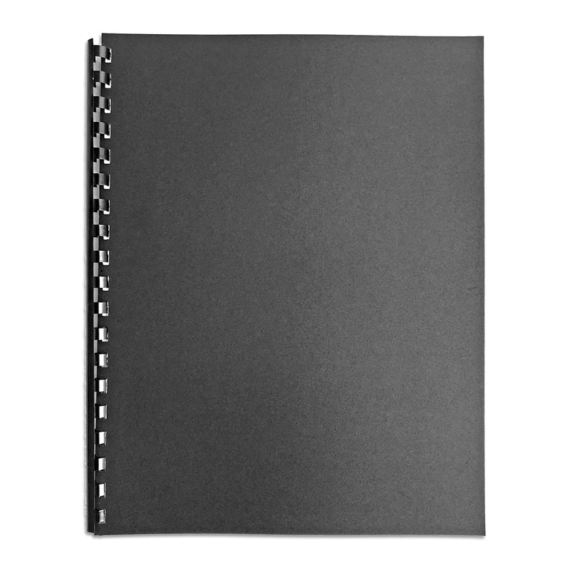 [Australia - AusPower] - HOUYEE 100 Pack 19 Ring Plastic Binding Comb,9/16 Inch Diameter,105 Sheet Capacity,Letter Size Black Binding Comb Spines 9/16"(14mm) 