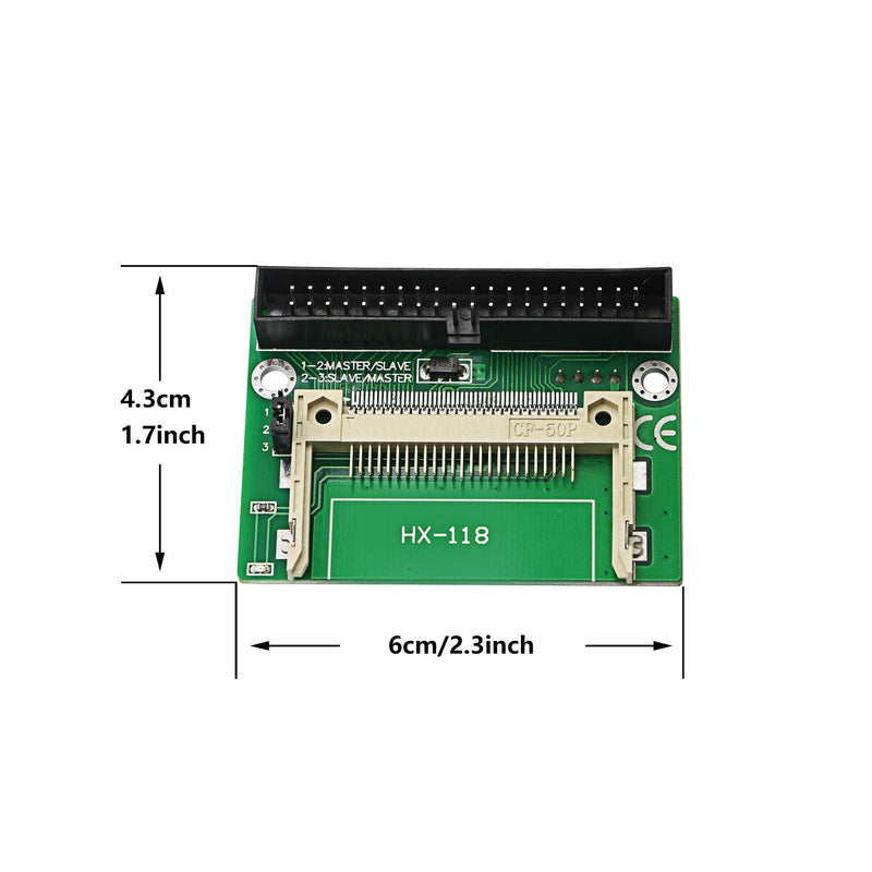 [Australia - AusPower] - SinLoon CF to IDE Adapter CF Memory Card to 3.5 IDE to CF Card Reader - CF to IDE Converter （3.5IDE/Male） 