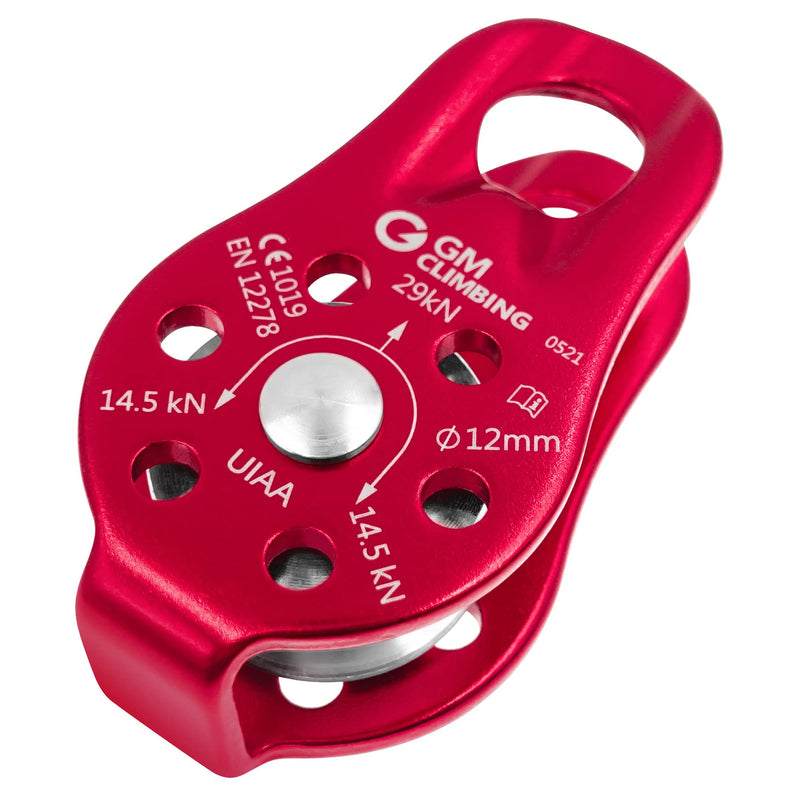 [Australia - AusPower] - GM CLIMBING 29kN UIAA Certified Micro Pulley Slack Tender for Hitch Tending One Unit 