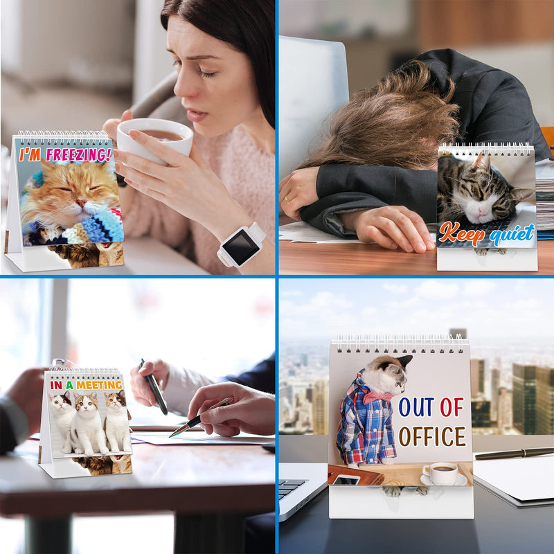 [Australia - AusPower] - Funny Desk Signs Fun Desk Accessories Include 30 Different Fun and Flip-Over Messages for Office Gifts 